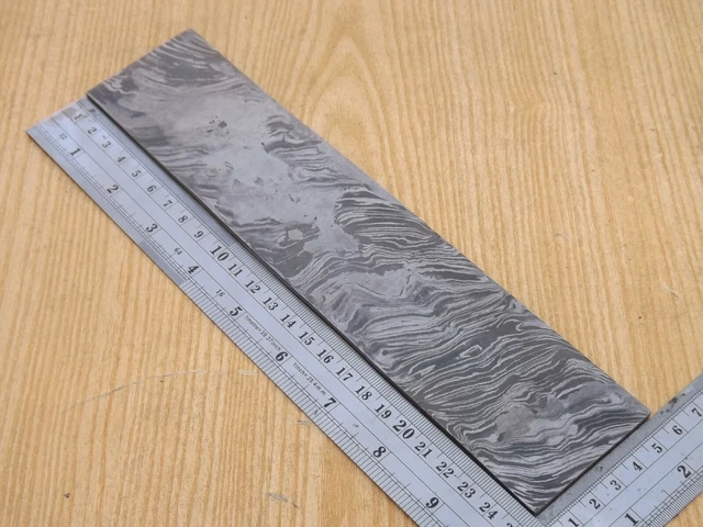 Forged Damascus Handmade Steel Heavy Duty Billet For Making Knife Twist 10"x 2"-