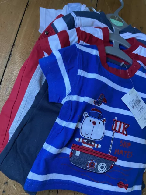 Large Bundle Of Baby Boy 3-6 Months Clothes All New