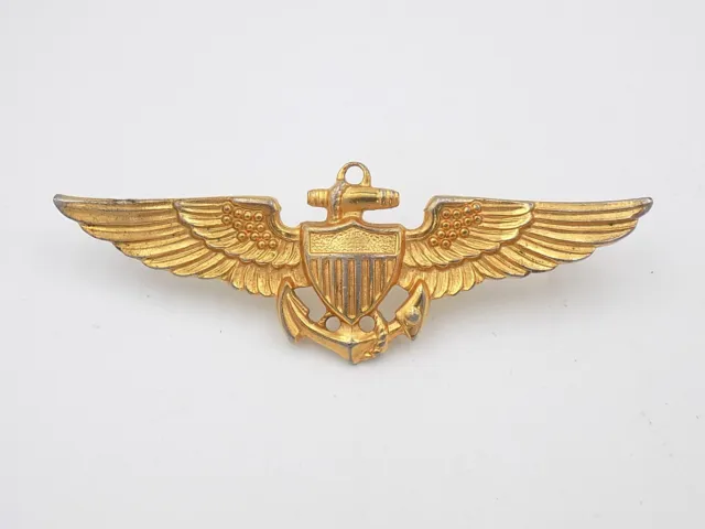 ORIGINAL KOREAN WAR USMC Naval Aviator Pilot Wings Gemsco NY 298 EUR 69 ...