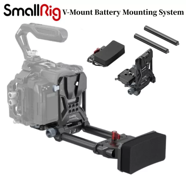 SmallRig Advanced Compact V-Mount Battery All-in-one Mounting System Solution