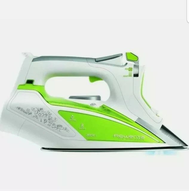 TEFAL ROWENTA ECO Intelligence DW9210 Steam Iron White & Green