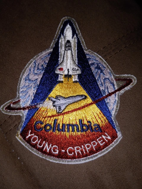 NASA Vintage Space Shuttle STS-1 Patch Young Crippen