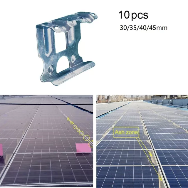 Stck Photovoltaik Solarpanelrahmen Schlammgürtel Staubansammlung Metallaluminium