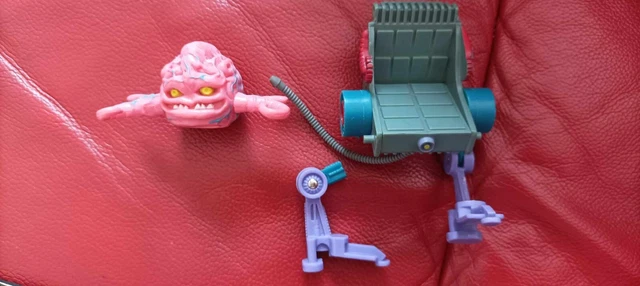 TORTUES NINJA - KRANG (1989 pied de la chaise à recoller) + SPLINTER ...