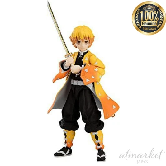 Max Factory Figma Demon Slayer: Kimetsu No Yaiba - Kyojuro Rengoku, Action Figure 15 Cm, Con Parti Del Viso E Effetti Fiamma - 2