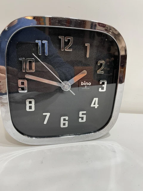 Orologio Bino Vintage Parete Modernariato Lorenz Design Space Age