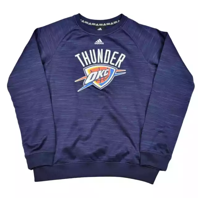 Oklahoma City Thunder Sweatshirt Boys Extra Large Blue Pullover Sweater Kids XL