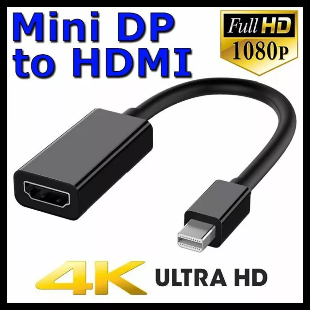 Mini DisplayPort DP Display Port to HDMI Adapter Cable For Microsoft Surface Pro