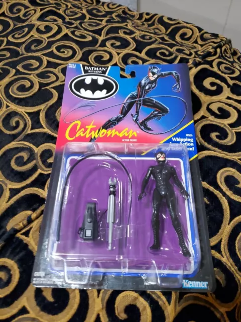 Vintage 1991 Kenner Batman Returns Catwoman Action Figure Sealed New MOC