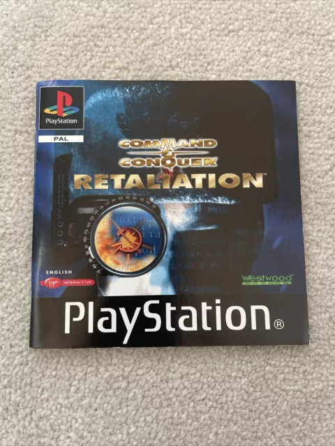 Command & Conquer Retaliation PS1 Playstation 1 PAL Instruction Manual Only