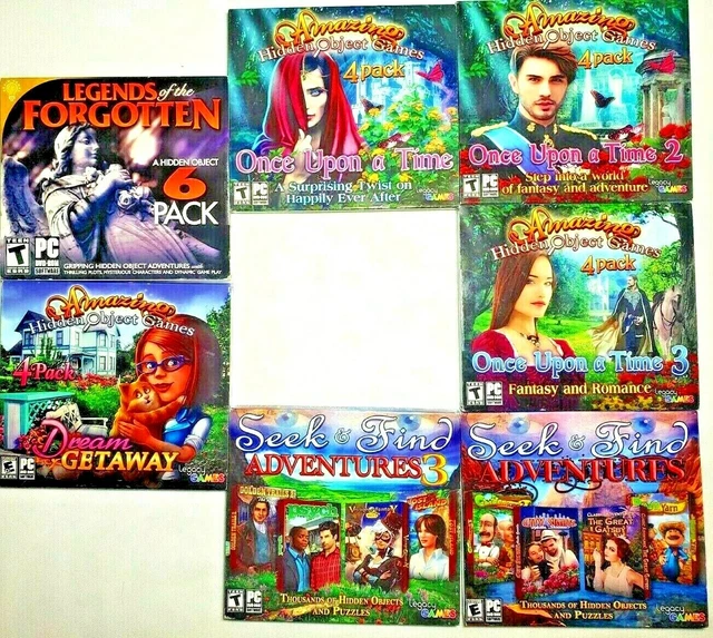 4 GAMES * Mystery ADVENTURE PACK CD ROM PC VIDEO GAME Free USA Shipping