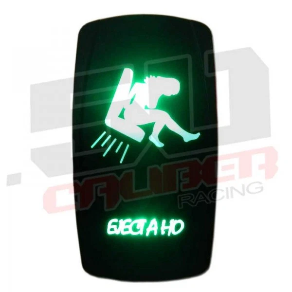Green Rocker Switch On/Off Eject Ho fits Polaris RZR Joyner Trooper T2 UTV