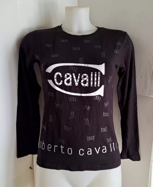 Roberto Cavalli Top A Maniche Lunghe T Shirt Tg S