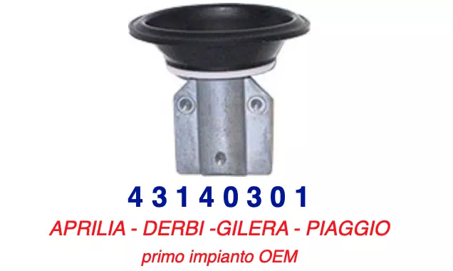 43140301 Ricambio Membrana Ø16,8 per Carburatore Aprilia ATLANTIC 125 EU3 06-08