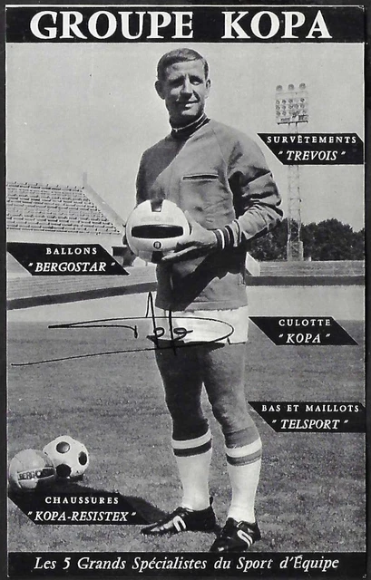 Football Star Raymond Kopa Mondial 1958 Rare Rookie Card French Edition