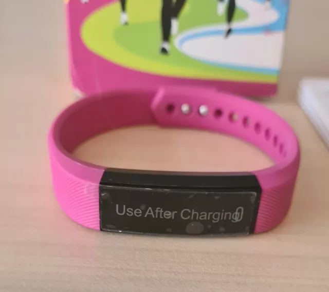 DIGGRO SMART WATCH Bracelet Fitness Tracker Pink Adjustable Band 10.00 PicClick UK