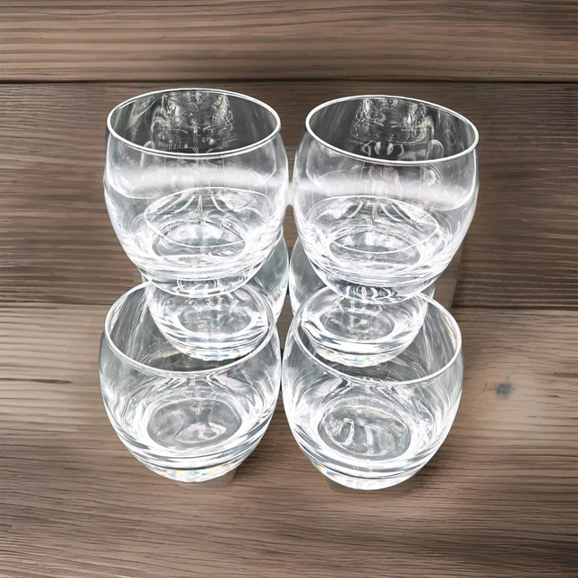 Lot De 6 Verrines En Verre Trattoria Secret De Gourmet - Diamètre 4.5 Cm, Hauteur 7 Cm, Contenance 11.5 Cl - Transparentes