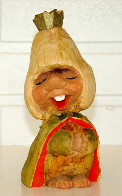 HENNING ENGELSEN Vintage MID-CENTURY Danish MODERN Carved Wooden TROLL / Norway