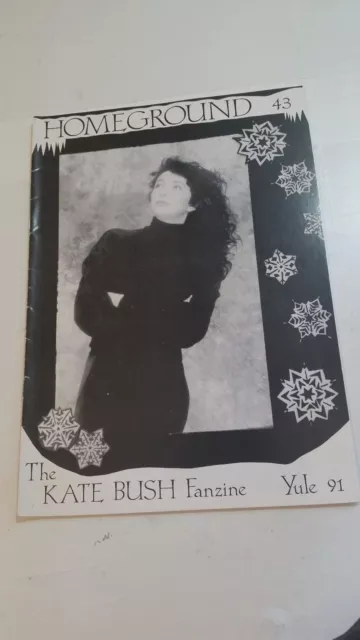 Kate Bush Homeground Fanzine Magazine yule 1991 No 43 rare book uk w/pics!! WOW!