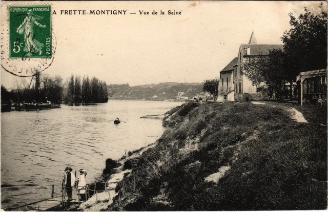 CPA La Frette Vue de la Seine FRANCE (1332687)