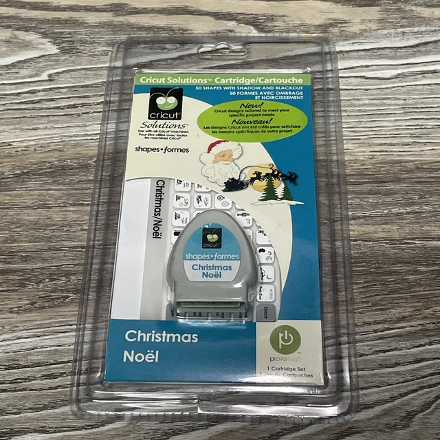 Cartucho Cricut Solutions NAVIDAD NUEVO Santa Trineo Ciervo Ángel NUEVO