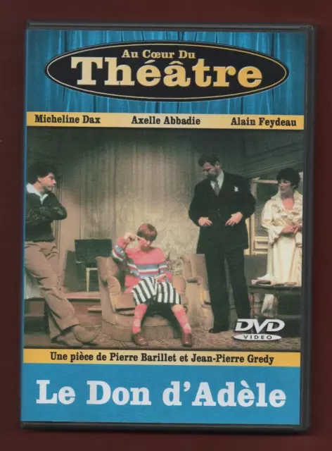 DVD - Pieza De Teatro - El Don De ' Adele Con Michele Dax,Axelle D'Abbadie