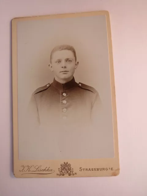 Straßburg - Soldat in Uniform - Regiment IR 105 - Portrait / CDV