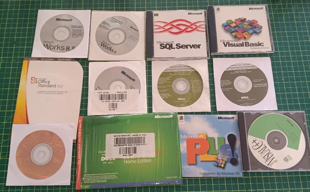 12 Microsoft Office 2007 Visual Basic SQL Server Windows Software W/ Serial