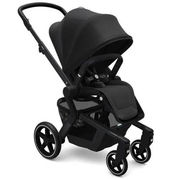Joolz Hub+ Pushchair Lightweight Foldable Compact Stroller Pram Brilliant Black