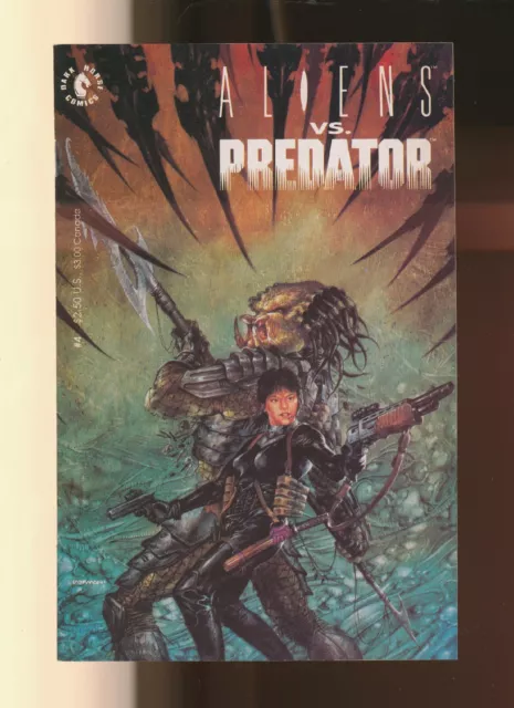 Aliens vs Predator  # 4  US Dark Horse Comics 1990  vfn-nm