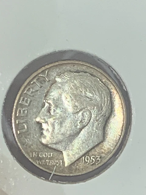 1953 P  Roosevelt Dime from a nice collection some toning #1953921-P