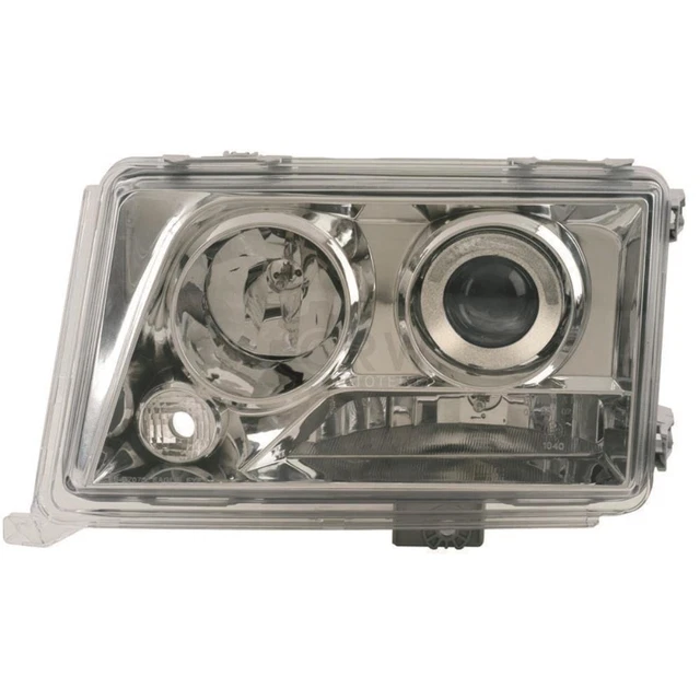 Set Fanali Mercedes e-Kl. W124 93-95 Trasparente/Cromo De Luce H7 + H1 1003808