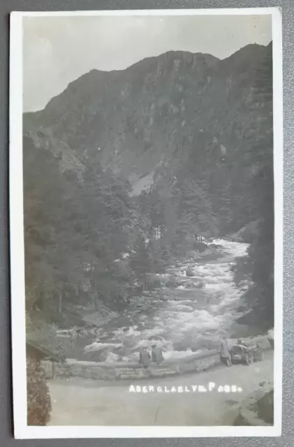 Postcard Aberglaslyn Pass,Gwynedd.RP.Postmark Cancel Barmouth & Duplex 1913