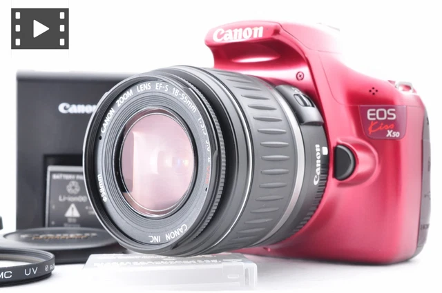 Canon - Canon EOS Kiss X50 EF-S 18-55 ISⅡ Kit Amazon | Canon デジタル一眼レフカメラ EOS Kiss X50 ダブル