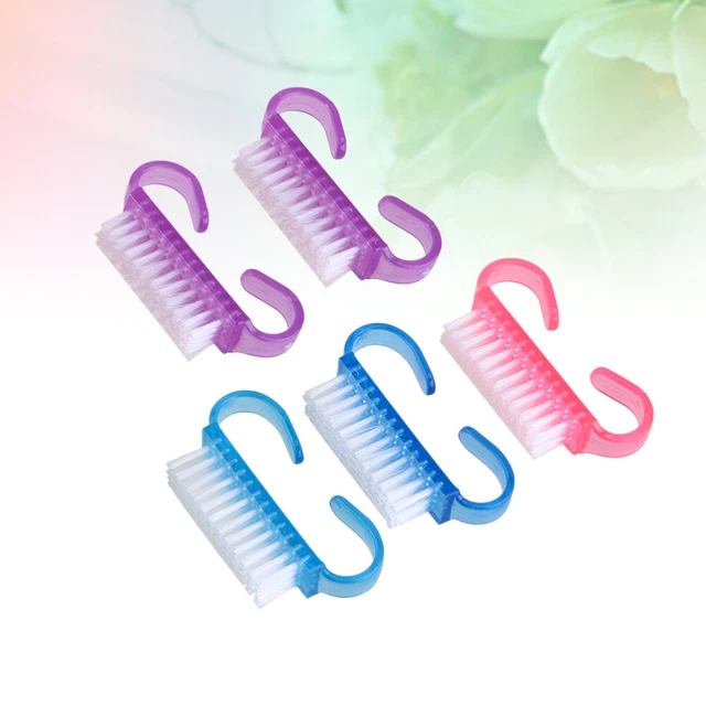 5 PIEZAS cepillo de lavado manual cepillos de pedicura suministros de mango de limpieza