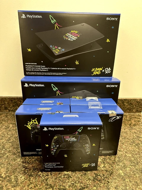 PS5 DUALSENSE WIRELESS Controller LeBron James AND Console Cover BUNDLE