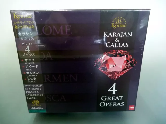 ESOTERIC SACD / CD Hybrid 4 GREAT OPERAS 9CD BOX Box set
