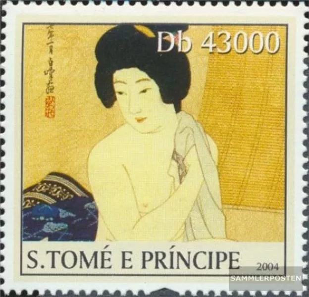 Sao Tome e Principe 2699 (complete issue) MNH 2004 Erotische Paintings