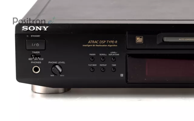 Sony MDS-JE530 MiniDisc Recorder schwarz + FB / gewartet 1 Jahr Garantie [3] 2