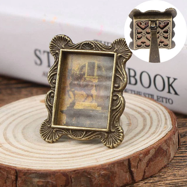 Picture Frame Miniature For Children 1Pc 1:12 Miniature Retro Dollhouse