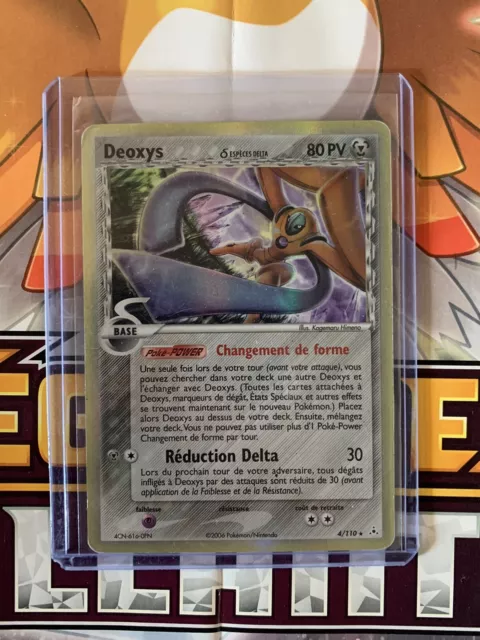 Carte Pokémon Deoxys 4/110 Holo Bloc Ex Fantômes Holon - Excellent - FR