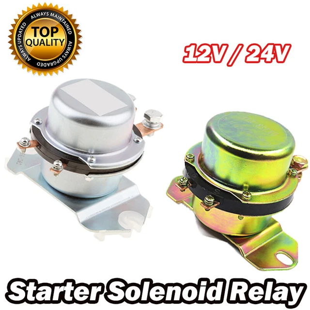 STARTER RELAY SOLENOID Switch Battery Isolator Cut Off Power Switch 12V
