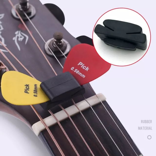 Porte-pick portable pour plectre basse ukulélé accessoires garde les choix pra