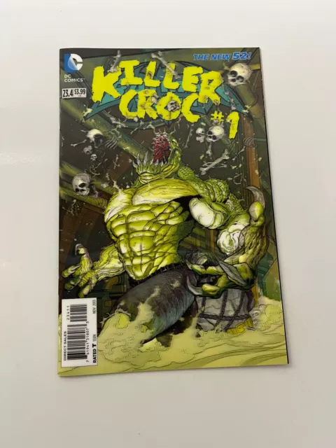 Killer Croc #1 Batman & Robin 23.4 Lenticular 3D Cover DC Comics 2013 New 52