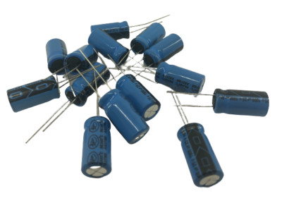 FO08 ART Art 5 pz Condensatori elettrolitici 2200uF 25V 85° 
