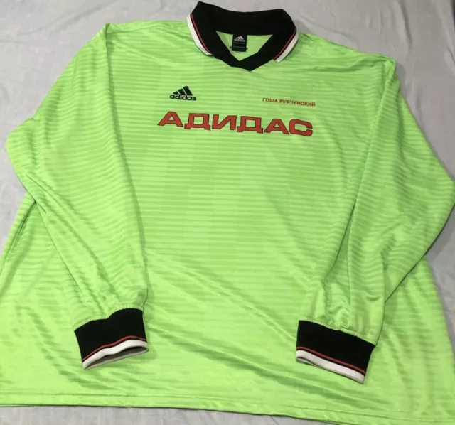 Adidas × Gosha Rubchinskiy  long Sleeve jersey XL  RARE