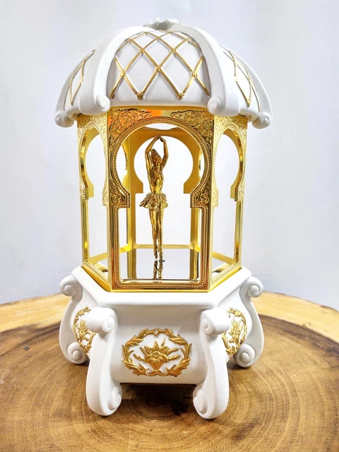 RARE Vtg ReugeDancing Ballerina Music Box Igor Carl Faberge Limited 488/150 RARE Vtg ReugeDancing Ballerina Music Box Igor Carl Faberge Limited 488/150