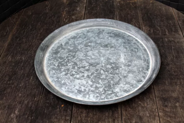 Untersetzer Tablett D25cm Zink Blumentopfuntersetzer Kerzenteller Tischdeko