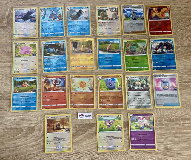 Lot 21 Cartes REVERSE Pokemon Go EB10.5 NEUF FR