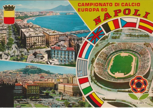 Cartolina Napoli Campionato  Di Calcio "Europa 80" Mf120938